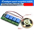 thumbnail image 3 of AI Intelligent Voice Recognition Module 4CH Offline Voice Control Switch Module Support Custom Voice for DIY,1 x Module, 3 of 6