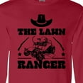 thumbnail image 4 of Inktastic Father's Day the Lawn Ranger with Mower Long Sleeve T-Shirt, 4 of 5