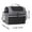 Black, variant on Portable Lunch Cooler Bag, Insulated Lunch Box with Handle and Shoulder Strap, Oxford Cloth Reusable Lunch Tote, Leakproof Lunch Bag for Work, Travel, Picnic, and Camping