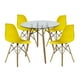 thumbnail image 5 of Comedor Oslo Cristal para 4 Personas Sillas Oslo Amarillas, 5 of 10
