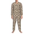 thumbnail image 3 of Vsdgher Dachshund Mens Pajama Set, Soft Warm Long Sleeve Sleepwear, Cozy Button-Down Pjs for Men-XX-Large, 3 of 7