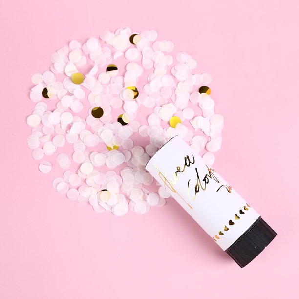 Juguete De Tubo Mini bote de aerosol de mano para fiesta de bodas, decoración de fuegos artificiales de primavera blanco Sywqhk Libre de BPA