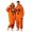 6-Orange, variant on DHFJKG Plush Animal Onesies Adult Halloween Pumpkin Pajamas Unisex Onesie For Women Men Fuzzy One-Pieces