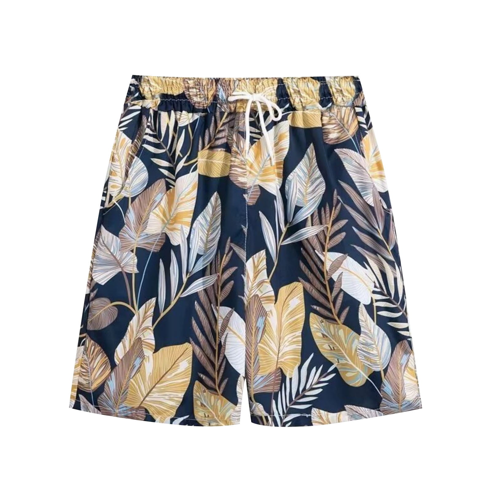 NEBWOAK Mens Summer Cargo Shorts Casual Baggy Elastic Waist