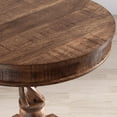 thumbnail image 3 of Jofran Global Archive Hand Carved Solid Mango Wood Pedestal Table, 3 of 13