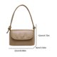 thumbnail image 2 of Cuadrado Satchel Schel Axspit Bag Women PU Colop Cuero Con Correa Ajustable Bowknot Placa Compradores para Viajes, 2 of 9