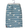thumbnail image 2 of 28.00In Sandy Little Kitchen Towel Set, Cotton, Shells Sand Castle Beach 100614, 2 of 2