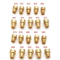 thumbnail image 1 of Suitable for 20 boquillas de carburador de cobre M4 de 4 mm for scooter GY6 50cc 139QMB, motocicleta, Mikuni Keihin CVK PZ19, cabezal redondo, 1 of 6