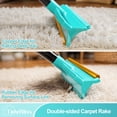 thumbnail image 4 of TidyBliss Carpet Rake for Pet Hair Removal Tool (Blue), 4 of 8