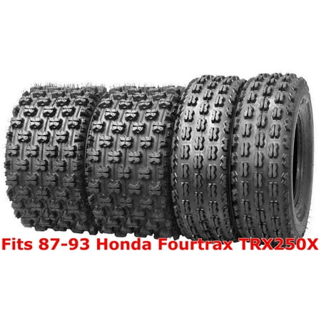 - Set 4 Sport ATV tires 22x7-10 & 22x10-9 87-93 Honda Fourtrax TRX250X GNCC Race