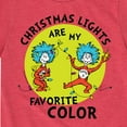 thumbnail image 3 of The Cat in the Hat - Christmas Lights Are My Favorite Color - Toddler And Youth Short Sleeve Graphic T-Shirt, 3 of 5