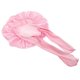 thumbnail image 1 of Milk Silk Headscarf Hat for Baby Girl with Satin Ribbon Pink Sleep Cap, 1 of 5