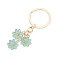thumbnail image 5 of Unique Bargains 1 Pc Stylish Floral Handbag Charm Bag Accessories 2.76″ Blue, 5 of 5