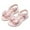 Pink, variant on Krdevn Rhinestone Bow Open Toe Sandals, Flat Heel, Ankle Strap for Daily Summer Wear (Toddler, Big Girls),9-10 Years
