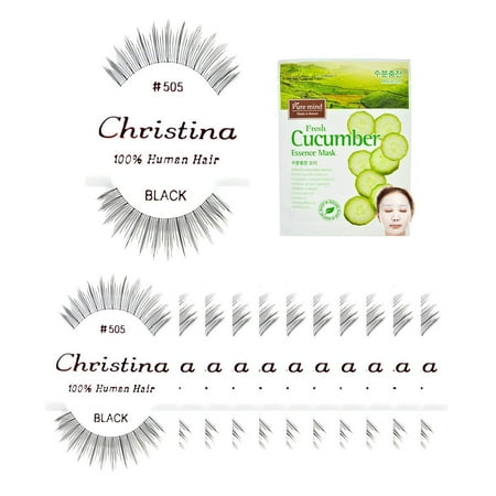 12 packs #505 100% Human Hair Fake Eyelashes, The best guaranteed quality lashes available in the eyelash market. By