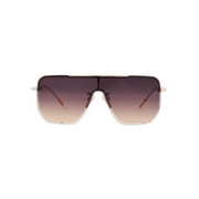 Sofia Vergara Shield Gold Sunglasses