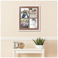 thumbnail image 2 of ArtToFrames Collage Photo Picture Frame with 4 - 8x10" Openings, Framed in White with Paloma and Black Mats (CDM-3966-550), 2 of 8