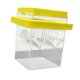 thumbnail image 4 of Caja de de acuarios Hotadores de peces flotantes Pequeño de acuarios Freeder Incubator de cría de cría para peces para bebés Betta Amarillo, 4 of 9