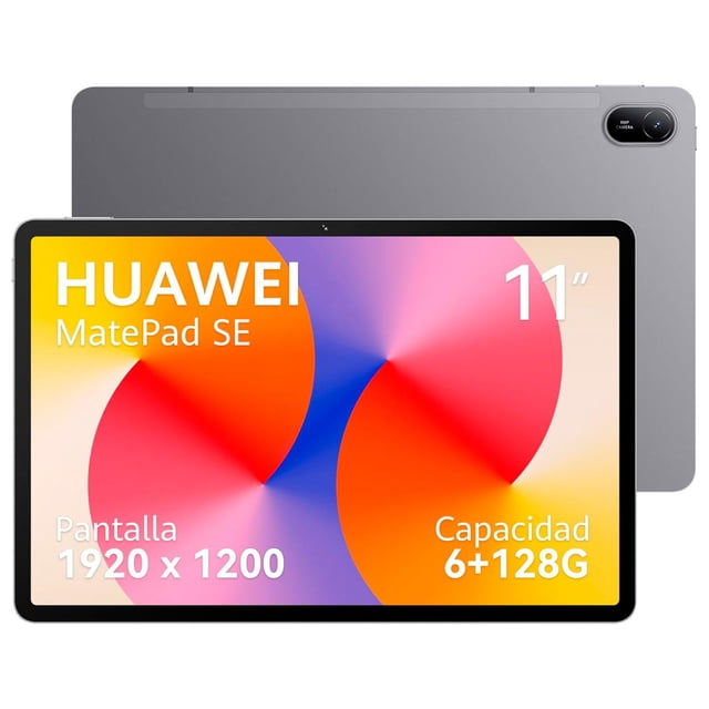 Tablet HUAWEI MatePad SE Octa Core 8GB 128GB Pantalla 11" IPS FHD+ Camara 8MP 7,700 mAh USB-C Gris + Lapiz