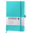 thumbnail image 1 of Lined Classic Pocket Notebook Journal [ Leather Hard Cover ][ 100 Gsm ] [ Ruled ] Premium Thick Paper With Inner Pocket 3.5, Green, 1 of 9