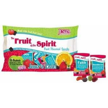 Candy-fruit de l'Esprit Snack Gummy Fruit (paquet de 17)