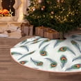 thumbnail image 5 of Xecao Colorful Grass Pattern Christmas Tree Skirt Holiday Part Decorations for Christmas Tree, Farmhouse Christmas Decor Xmas Holiday Home Party Decorations-36", 5 of 6