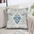 thumbnail image 6 of Set of 2 Turkish Persian Boho Throw Pillow Cover, Vintage Print Bohemian Chic Accent Cushion Case for Sofa Couch Bedroom Living Room Decorative, 18x18 inch Boho, 6 of 6