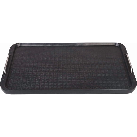 Flat Top Grill - Non-Stick Stovetop Griddle, Aluminum, Dishwasher Safe (15" x 8.7" x 0.9")