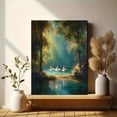 thumbnail image 6 of Enchanted Forest Ballet Dancers Canvas Wall Art, Elegant Print for Living Room Bedroom Office Yoga Studio Ballet Studio Home Decor, 6 of 8