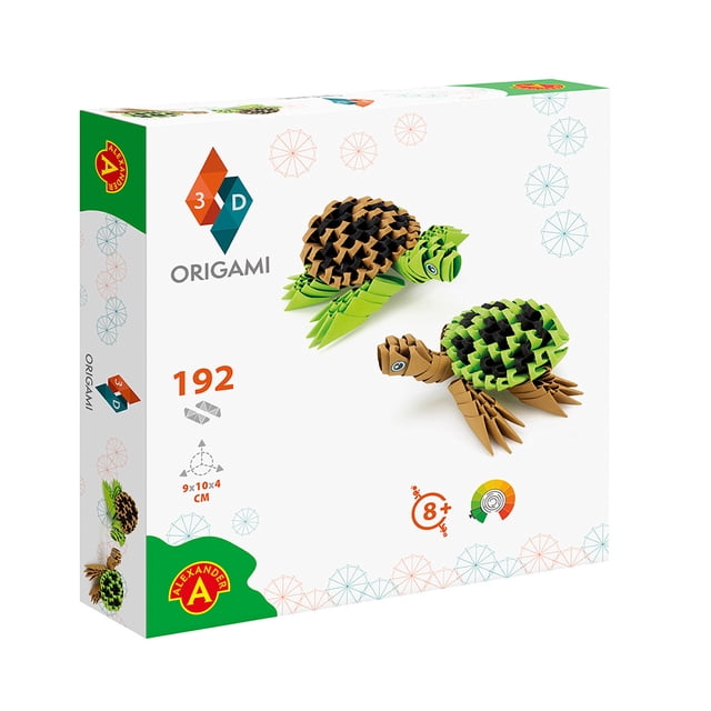 Papel para Manualidad Origami 3D Alexander A Tortugas 2346-O
