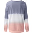 thumbnail image 1 of Gradient Ramp Lady Hoody,Western Style Dye Printing Hoody Fall and Winter Keep Warm Gradient Ramp Long Sleeve Round Collar TShirt Hoody, 1 of 8
