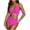 Hot Pink, variant on Plus Size Swimsuit One Piece Womens Bathing Suit Swim Suits for Women 2025 One Piece Clearance Items Free Shipping