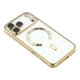 thumbnail image 4 of For iPhone 17 Pro Max Magnetic Case CD Veins Glass Lens Guard TPU Phone Back Cover - Black, 4 of 5