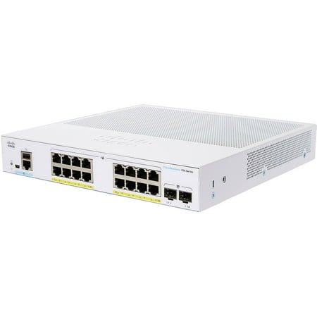 UPC: 0889728294171 | Cisco 350 16-Port Gigabit Ethernet Managed Switch Silver (CBS35016PE2GNA)