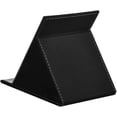 thumbnail image 5 of Protable PU Leather Mirror Folding Desktop Makeup Mirror with Adjustable Stand for Personal Use,Travelling (S, Pink), 5 of 5