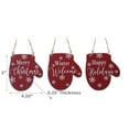 thumbnail image 3 of Maison Concepts Christmas Flat Mitt Shape Ornament - Set of 6 (4.5L X 0.25W X 5H), 3 of 3