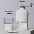 thumbnail image 4 of Trituradora de hielo, máquina de afeitar de hielo eléctrica antideslizante con cuchillas dobles, máquina de hielo raspado con 4 moldes de hielo, potente máquina de hielo raspado, 4 of 5