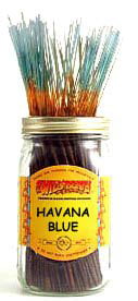 Wildberry 11" Incense Sticks HAVANA BLUE 10 20 25 40 50 or 100 