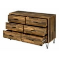 thumbnail image 4 of ACME Hestia 6-Drawer Wooden Dresser in Walnut Finish, 4 of 5