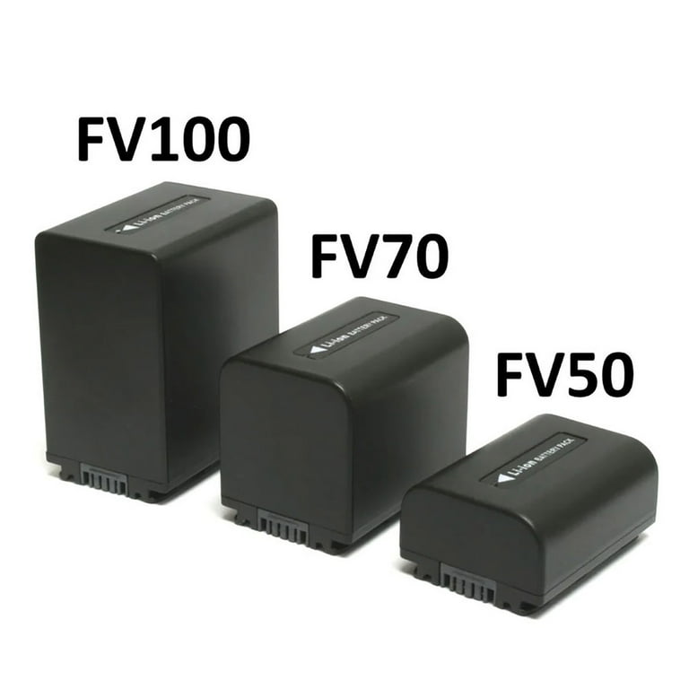 Replacement for Sony FDR-AX53 Battery (2-Pack, 1200mAh) and