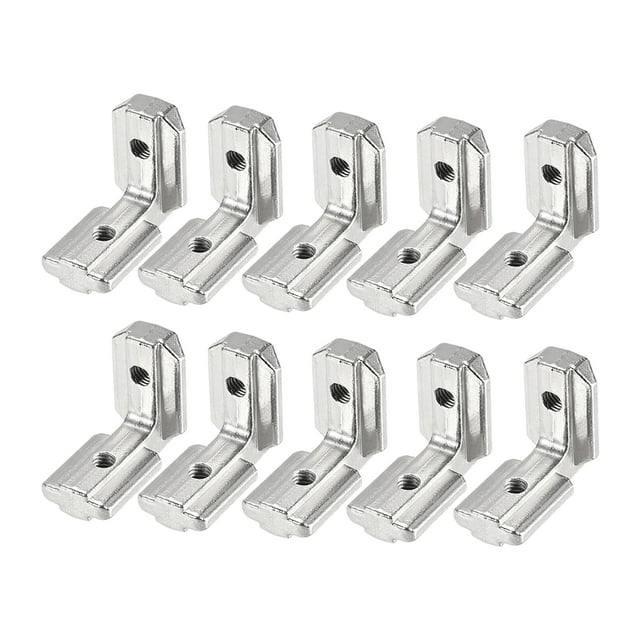 Soporte de Junta Interior, Conector de Esquina Interior Serie 4040 para Perfil de Extrusión de Aluminio 10 Pcs