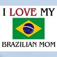 thumbnail image 2 of CafePress - I Love My Brazilian Mom Infant Bodysuit - Baby Light Bodysuit, Size Newborn - 24 Months, 2 of 4