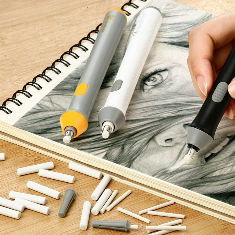 Bobasndm Electric Eraser Pen Set Lightweight 1 Set Artists Sketching  Electric Eraser Pen Set Convenient Special Stationery Supplies
