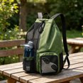 thumbnail image 5 of Drawstring Mesh Swim Backpack, With Separate Wet Pocket Sports Sack, Portable Water Resistant Beach Gym Bag, Backpack for Women Gym Beach Swimming Sports, 5 of 6