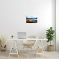 thumbnail image 2 of Stupell Home Décor Row of Kayaks Mountain Peak Lake Landscape, 13 x 19, Designed by Kali Wilson, 2 of 6