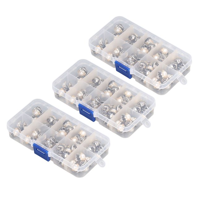 Botones de tapa ANGGREK fácil bricolaje sin coser Botones 150 piezas metal plástico Otros