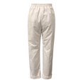 thumbnail image 3 of MKLEKYY Jeans pour Femmes Pantalon Décontracté Multicolore à Lacets Grande Taille en Solde Classique, 3 of 4