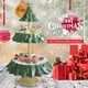 thumbnail image 2 of Sywqhk Soporte navideño para aperitivos, bandeja para servir alimentos de resina de 2 niveles, soporte para cupcakes (B) Sywqhk Para estrenar, 2 of 8