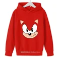 thumbnail image 3 of Sudadera con capucha con estampado de dibujos animados de Sonic para niños, ropa informal de manga larga con cuello redondo, divertida y holgada, para otoño, 3 of 5