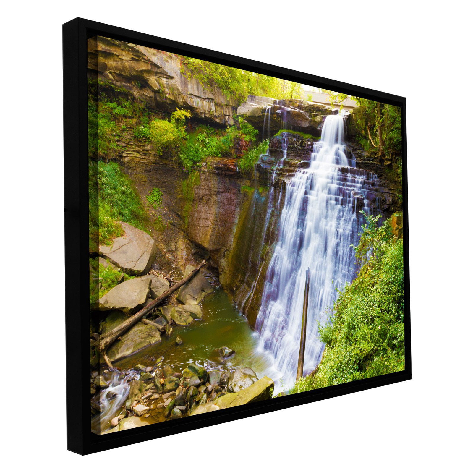Cody York "Brandywine Falls 2" Floater-Framed Gallery-Wrapped Canvas